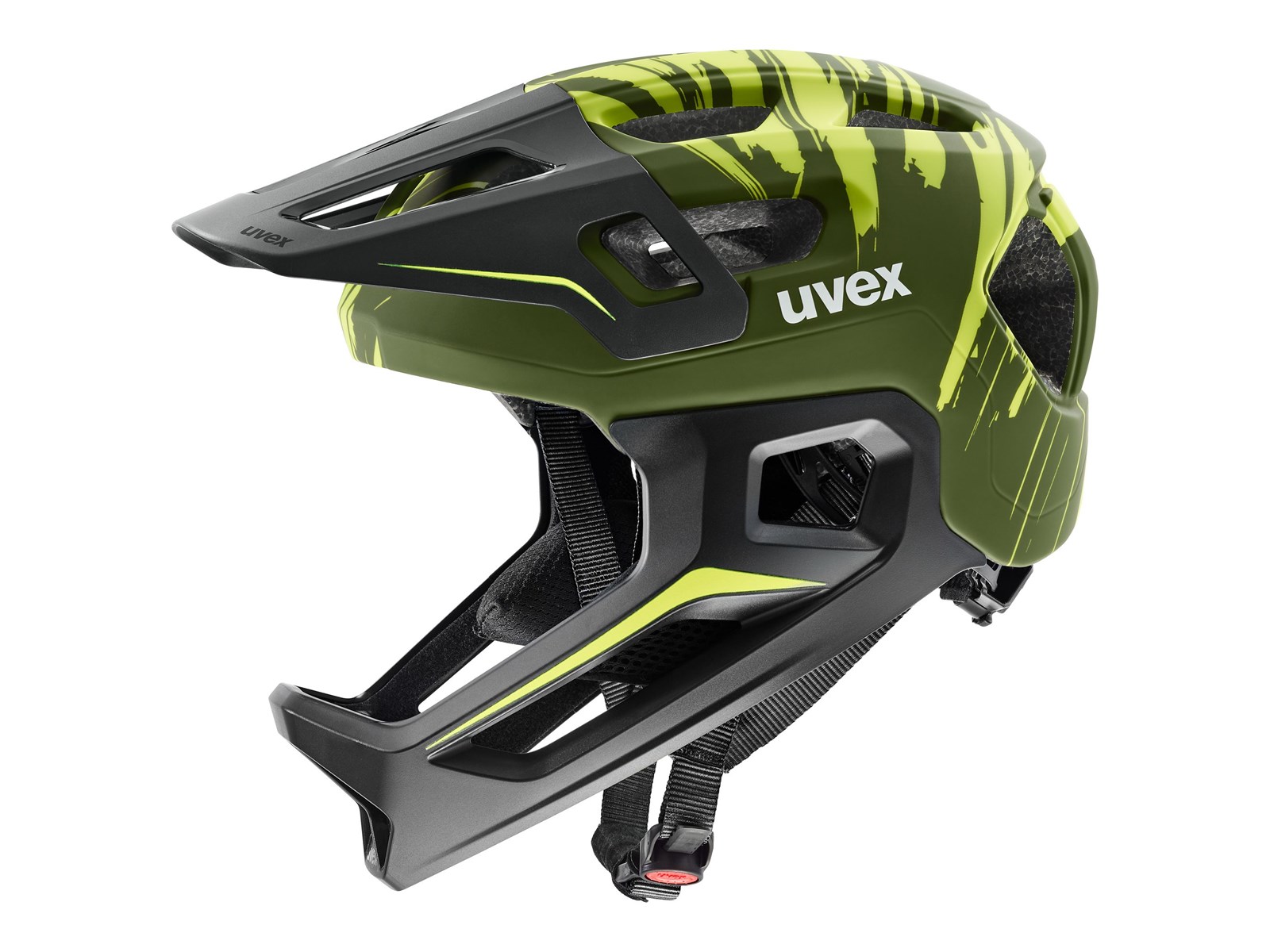 Uvex kaciga React jr. fullface 52-56 zelena